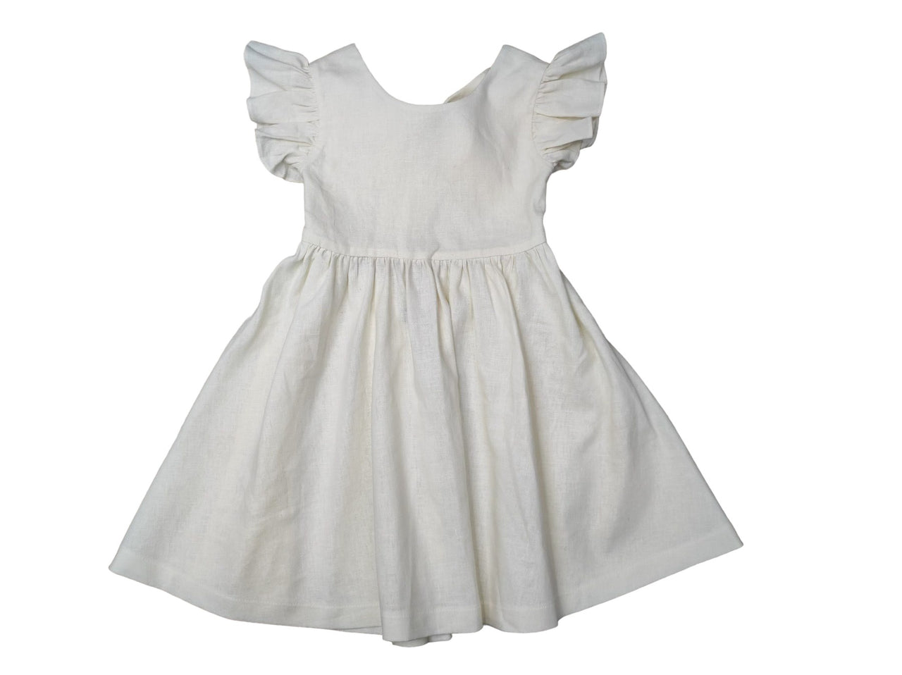 Banana Split White Linen Gabrielle Dress 305 5201