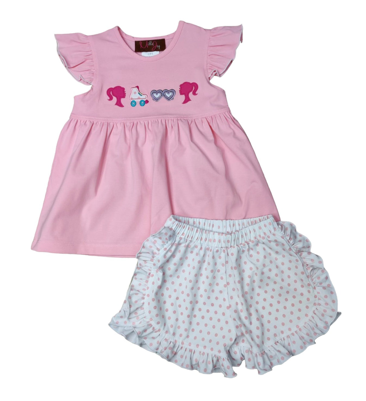 Millie Jay Pink Party A/S Short Set 555 5201