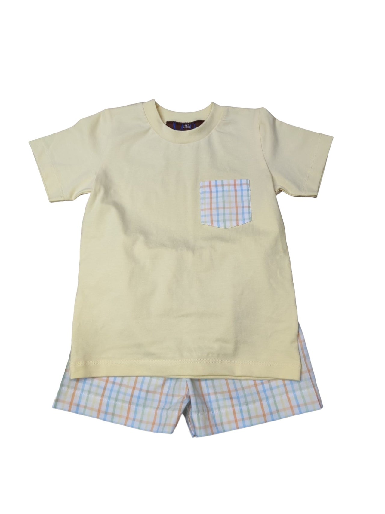 Millie Jay Spring Gingham Boys Short Set  512 5201