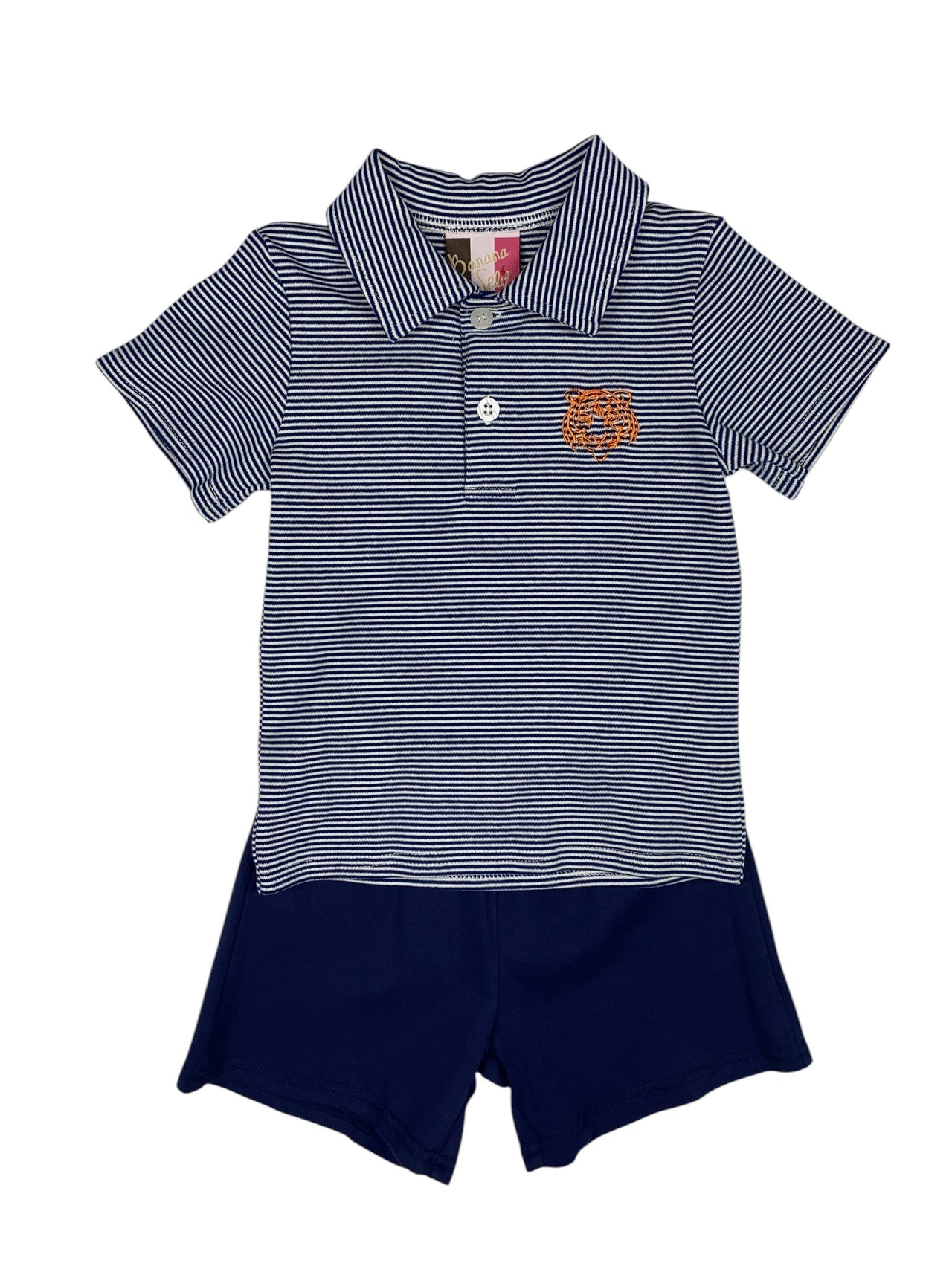 Banana Split Orange Tiger Boys Short Set FW25-356 5207