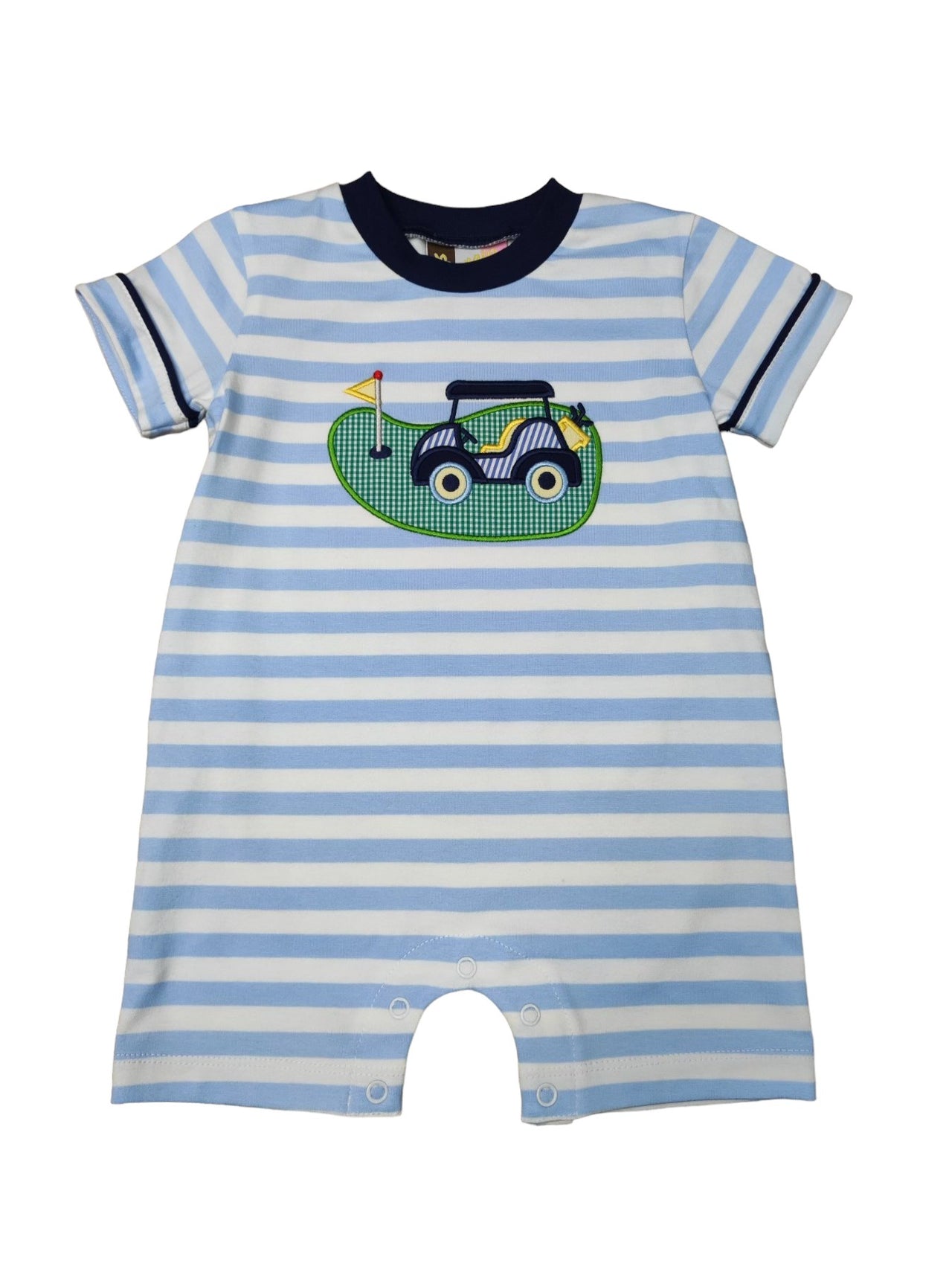 Banana Split Golf Appl Boys Romper 257 5201