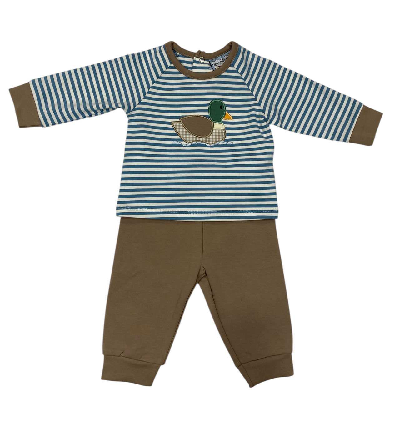 Three Sisters Duck Applique Jogger Set 878 5208