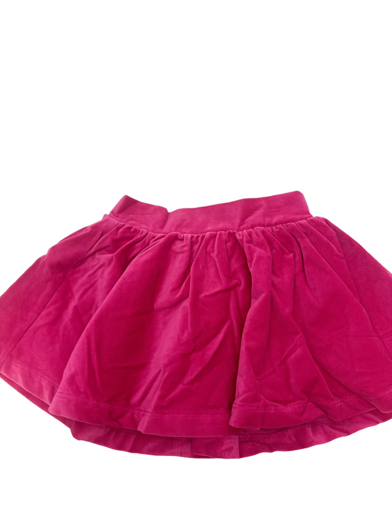 Lulu Bebe Pink Velvet Skirt Sophie  5108