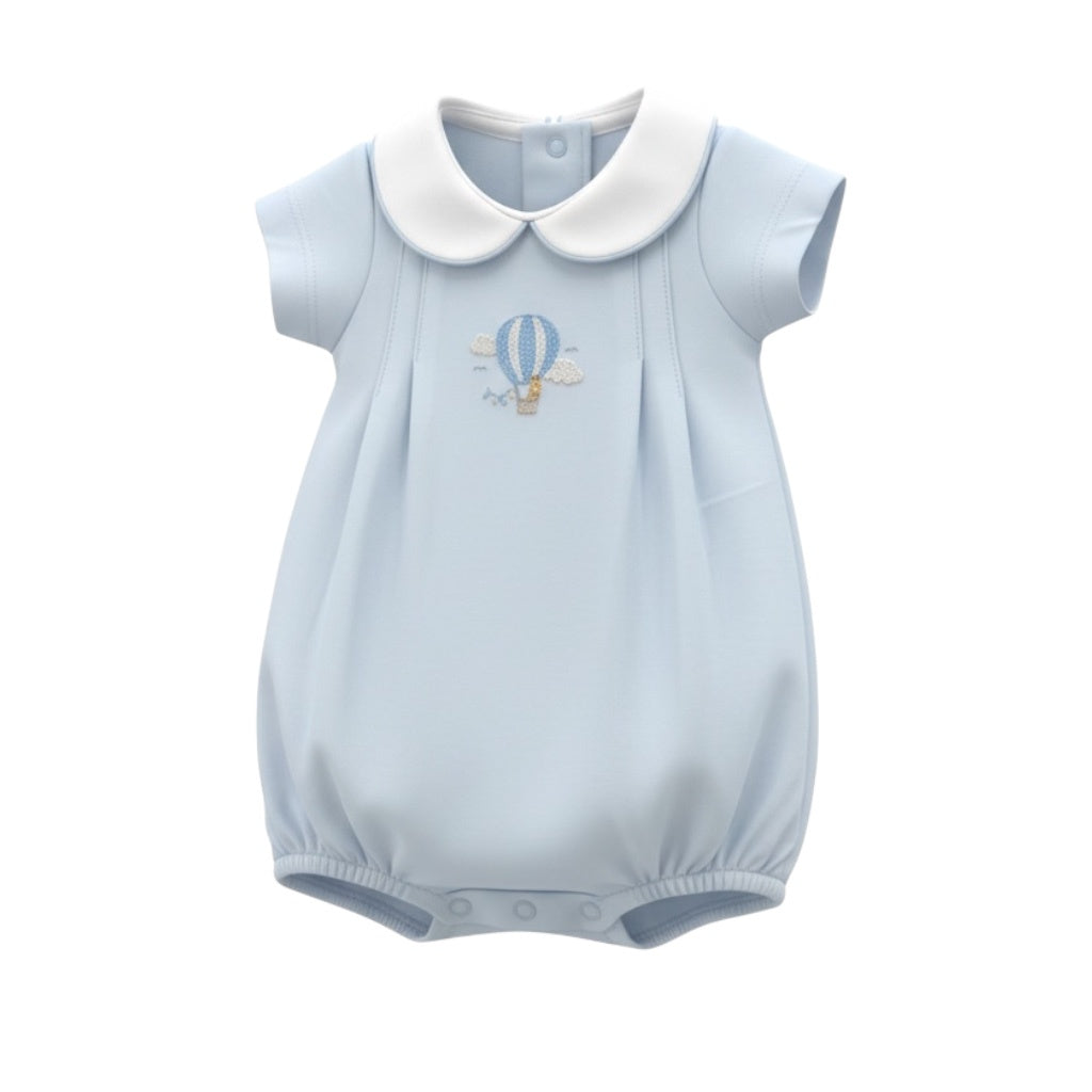 Baby Loren Blue Giraffe in the Sky Hand Emb Bubble HGE-630 5302
