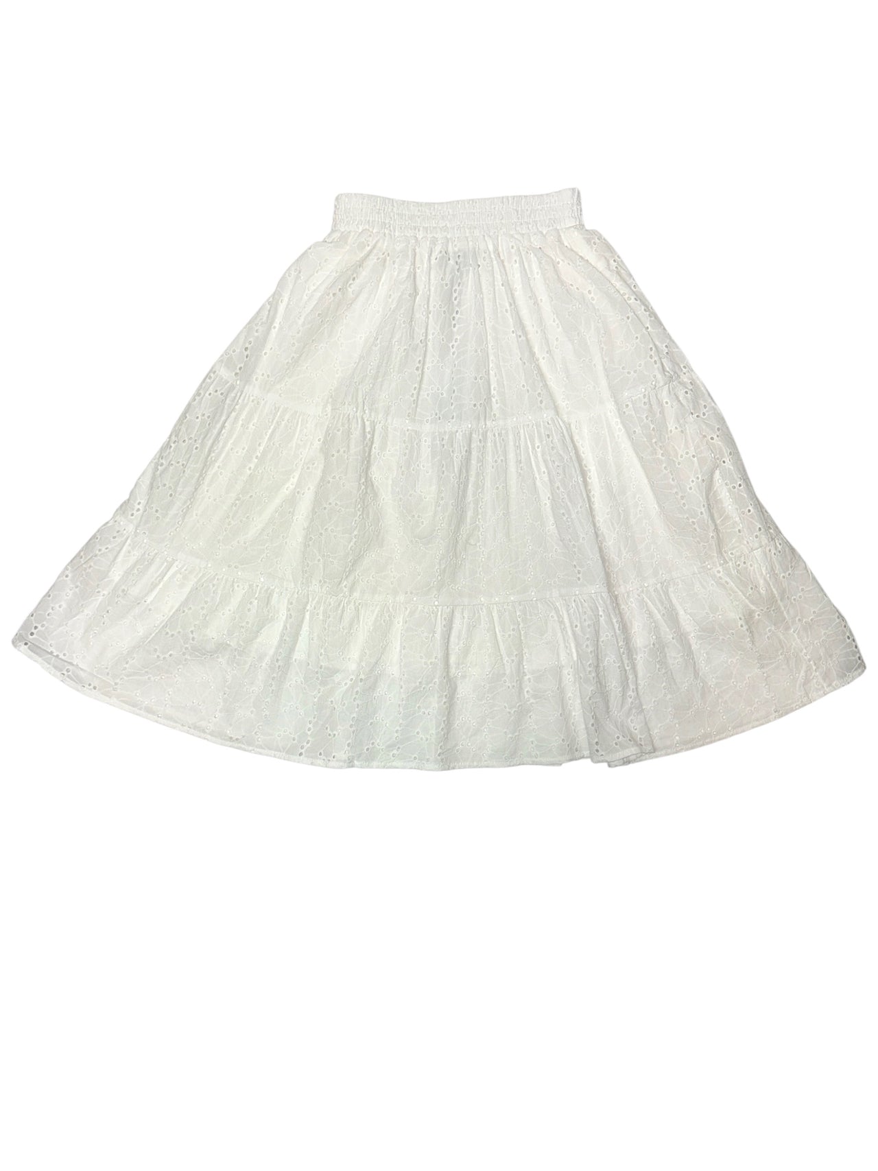 Molly Bracken Girls Woven Skirt White MG906EP 5302