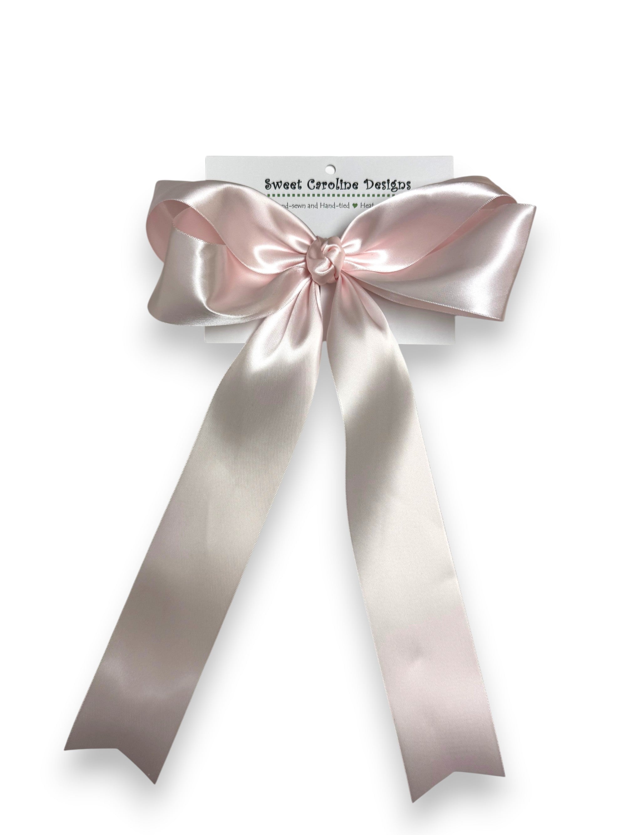 Sweet Caroline X-Large Satin Bows w/  Long Tails