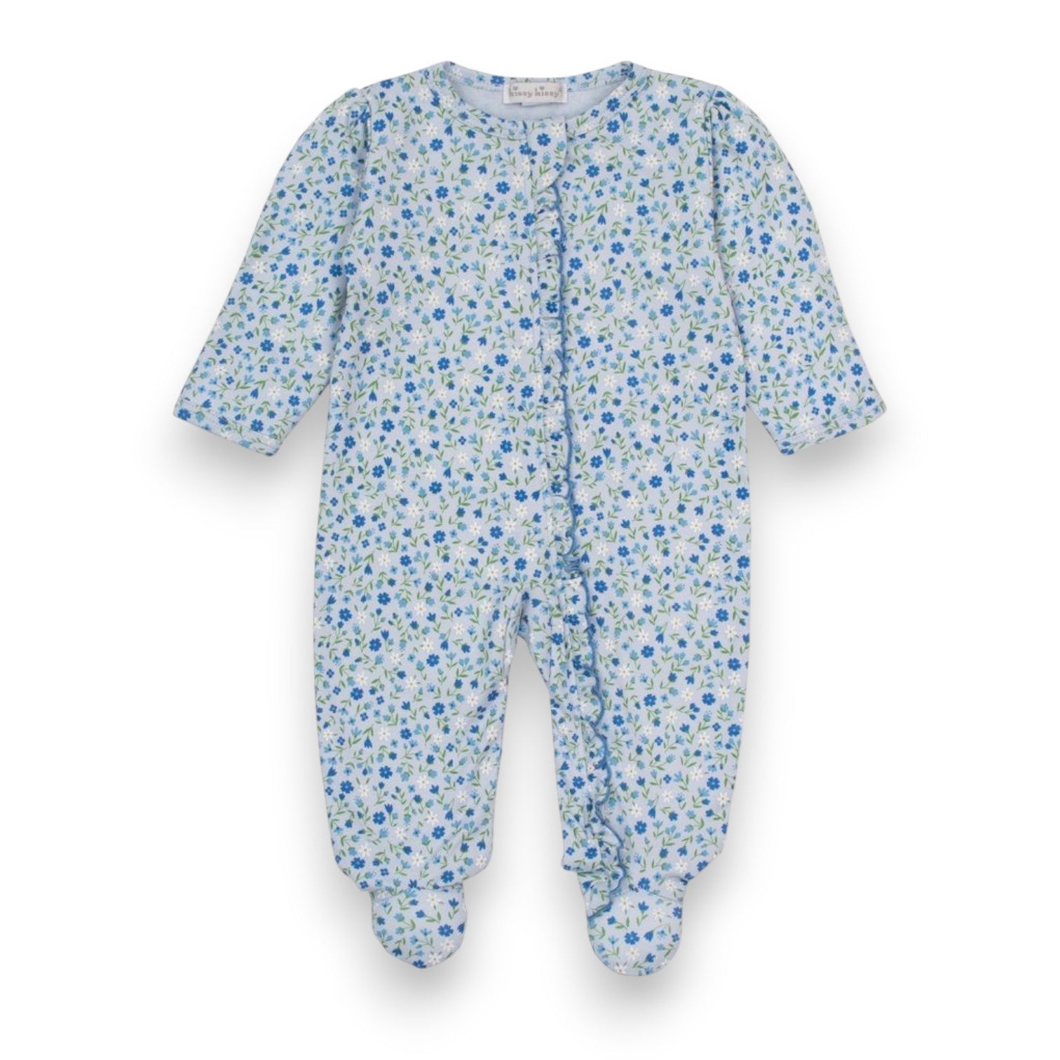 Kissy Kissy Pretty Petals Footie W/Zip PRT KGQ14463N