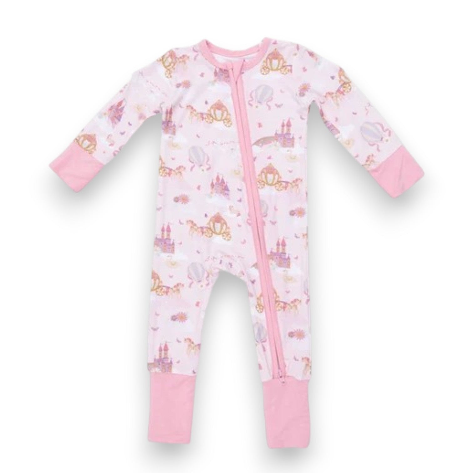 Angel Dear Princess Unicorns and Castle Convertible Romper 126-F26-PUC 5308