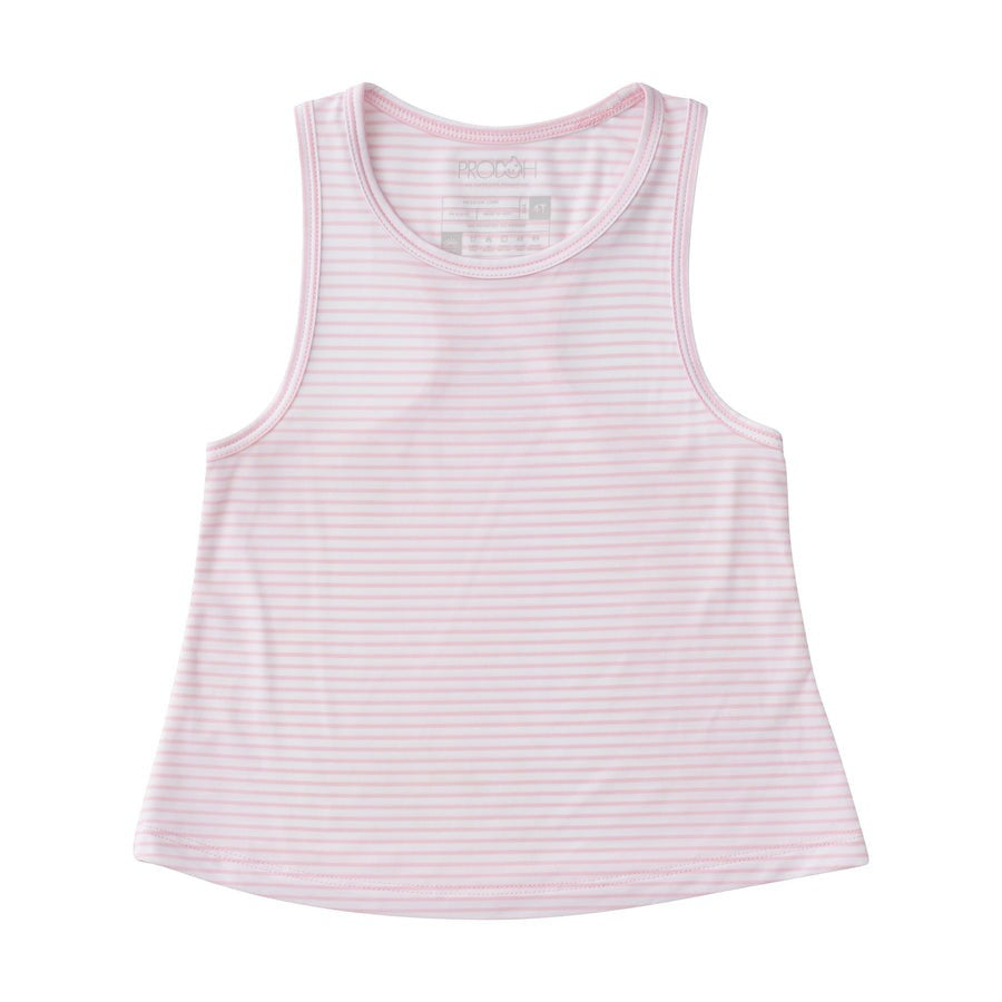 Prodoh Pink Lady Stripe Girls' Race HER Back Active Tank Top 5202