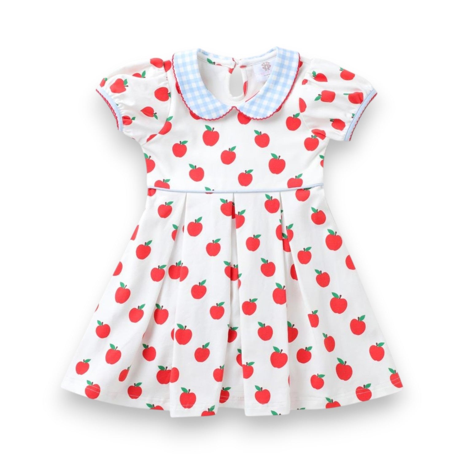 Swoon Kids Proper Pleat Dress Apples F2604