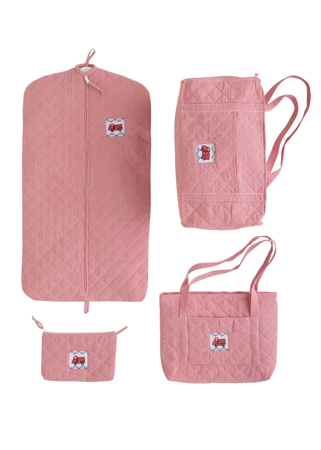 Little English Quilted Luggage Set Smocked