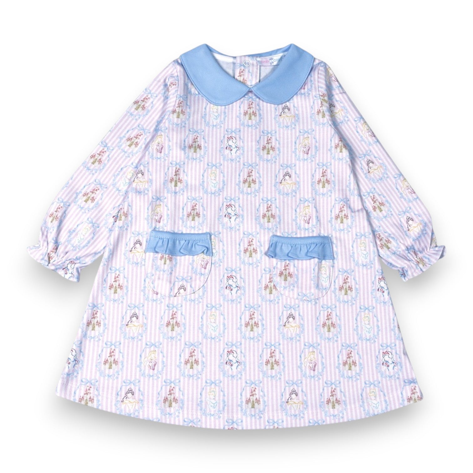 Baby Loren Royal and Charm Pima Scallop Collar Dress RCH-240