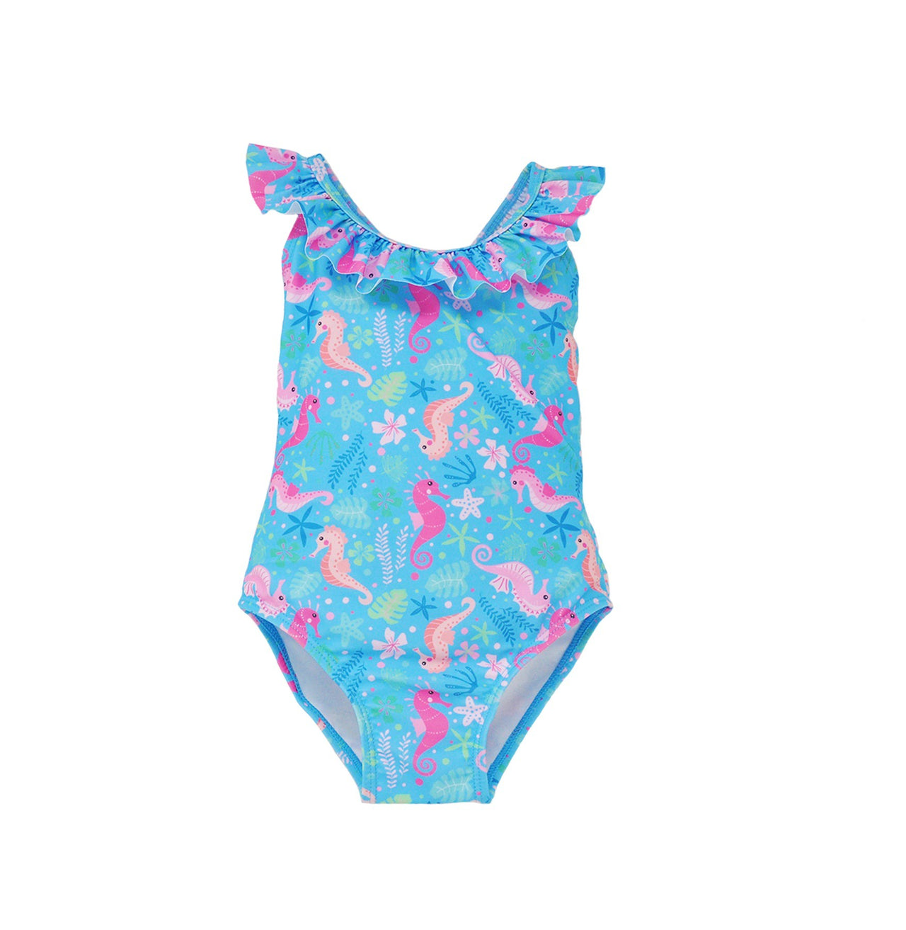 Flap Happy UPF 50 Mindy Crossback Swimsuit Seahorse Garden RFSG/SGAR 5112