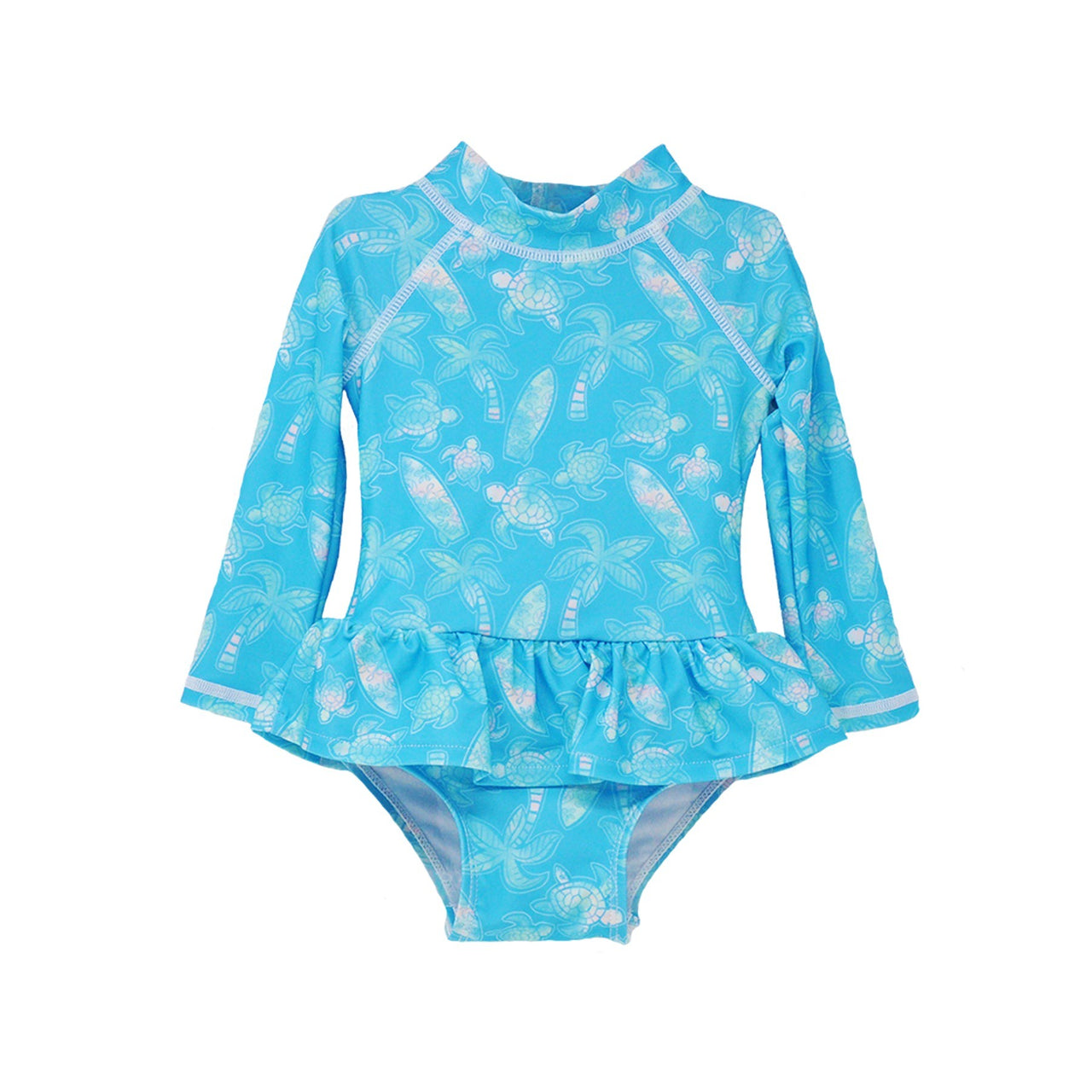 Flap Happy UPF 50 Alissa Infant Ruffle Rash Guard Swimsuit RZIG 5112