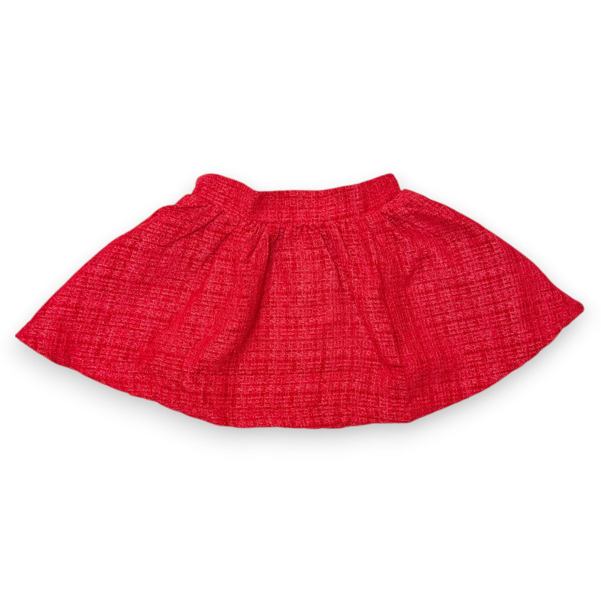 Lulu Bebe Red Tweed Skirt SOFIE-REDTWE 5308