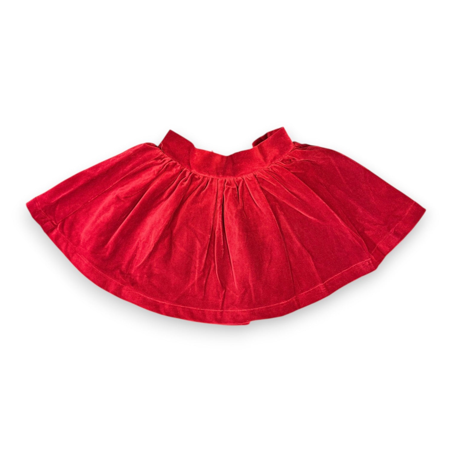 Lulu Bebe Red Velvet Skirt SOFIE-REDVEL 5308