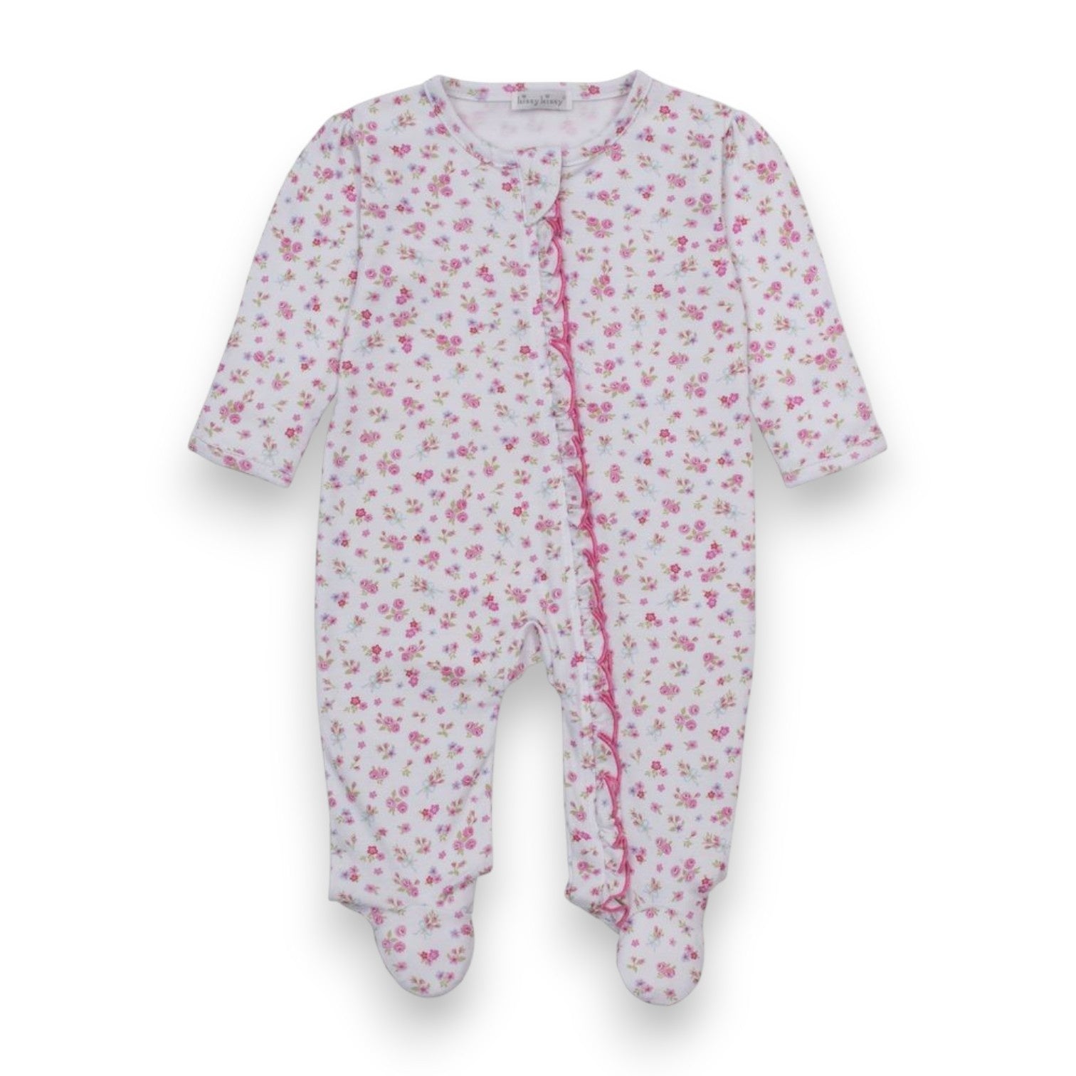Kissy Kissy Rose Renaissance Footie W/Zip PRT KGQ15097N-K999