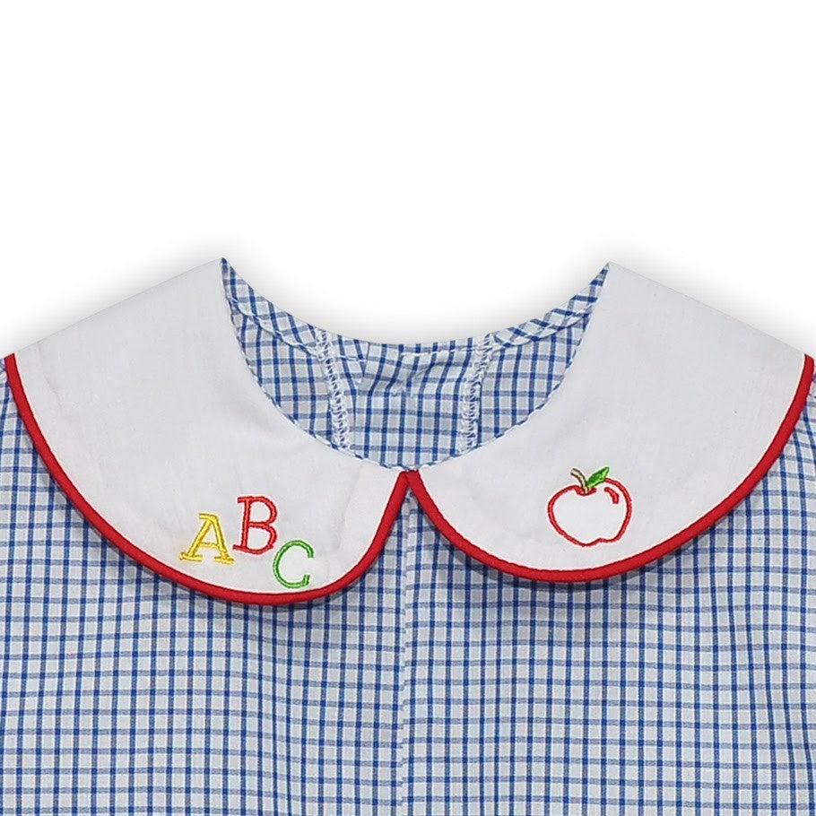 Remember Nguyen Royal Blue William Romper ABC Smocked 2002-R