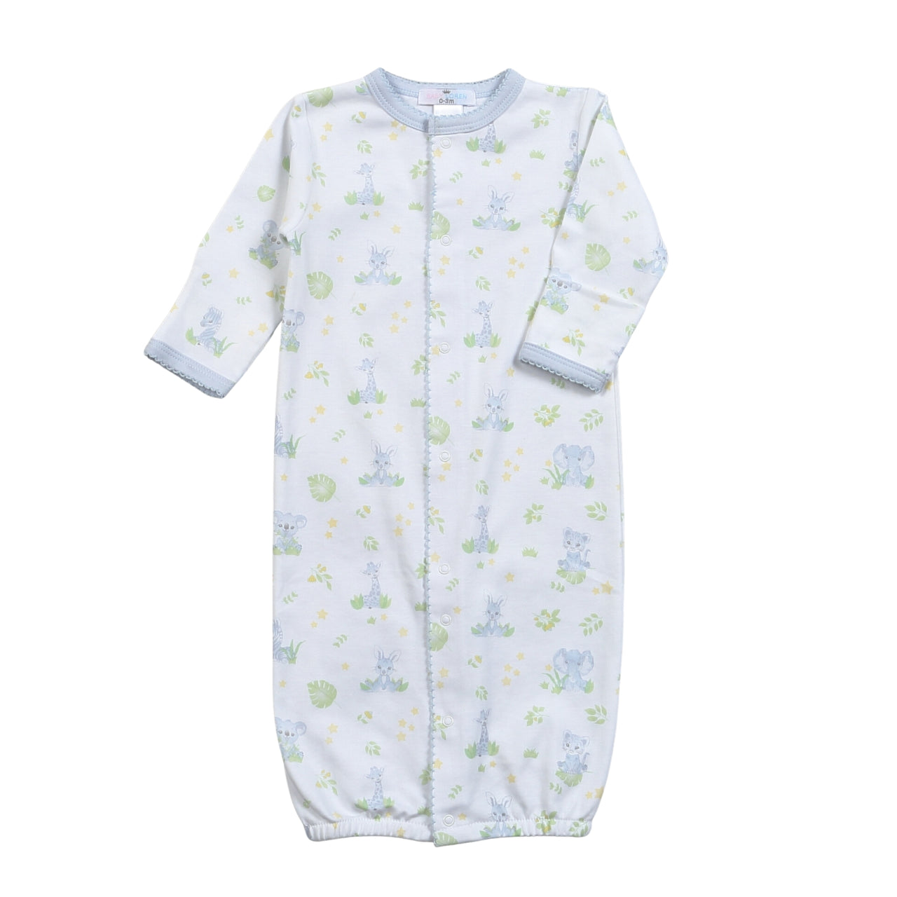 Baby Loren Safari Pima Converter Gown 5101
