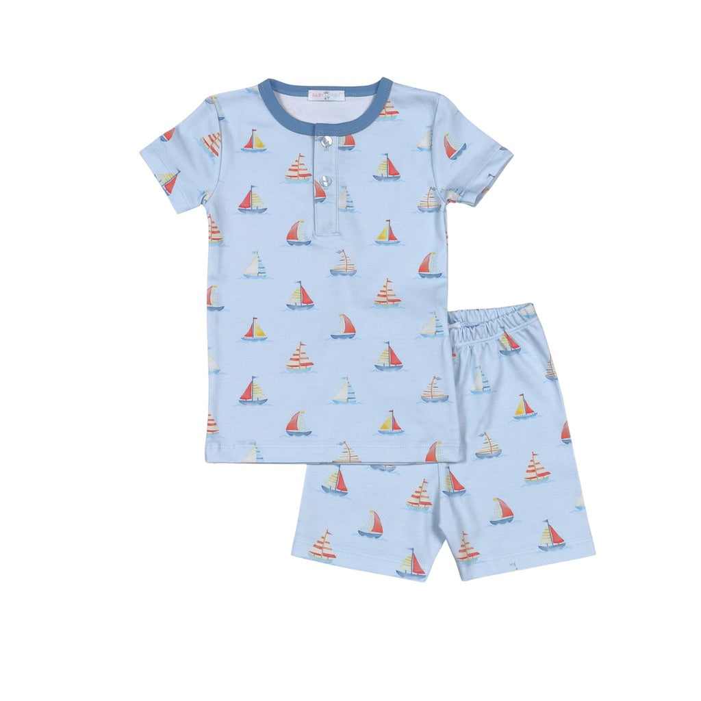 Baby Loren Sail Away Two Pcs PJ Set Boy SLW-099 53091