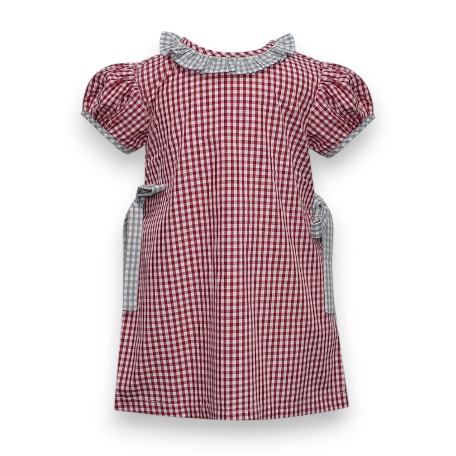 Southern Saturday Crimson/Grey Dress SS232-D
