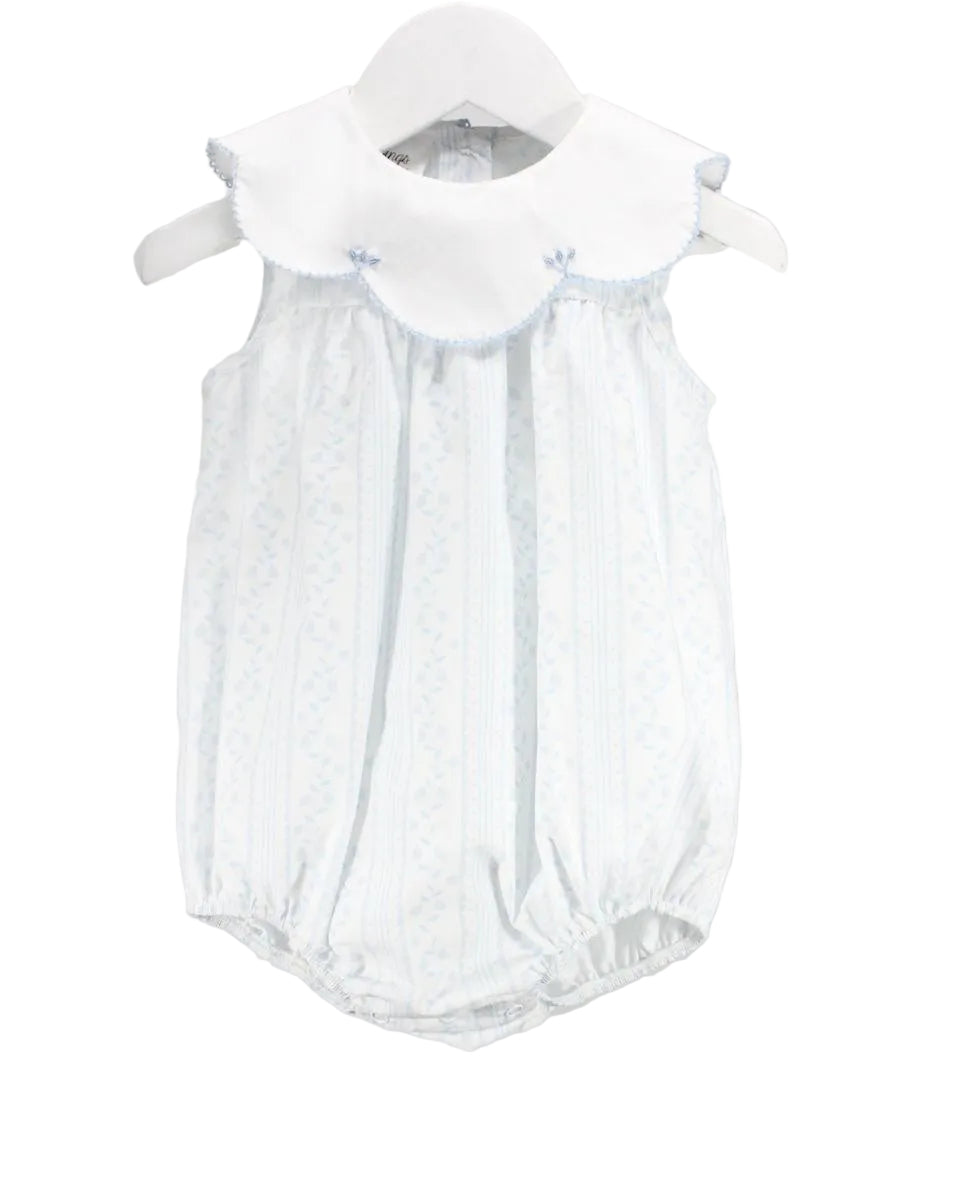 Baby Blessings Scalloped Blue Aria Bubble BB1658 5302