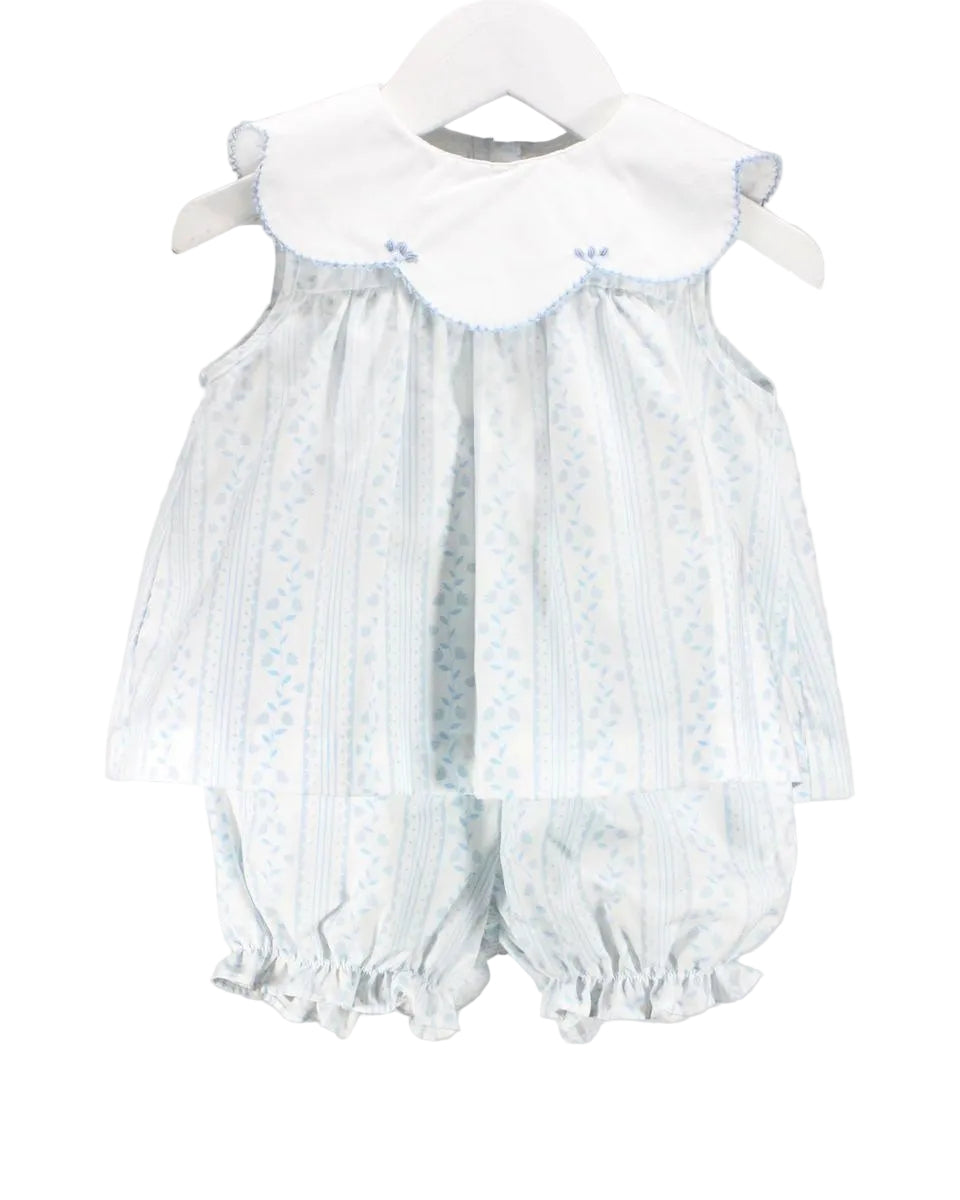 Baby Blessings Scalloped Blue Aria Set BB1659 5302