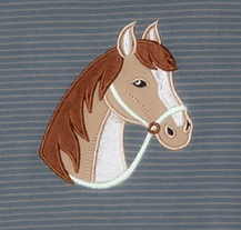 Millie Jay Horse Applique Boys Pant Set 542
