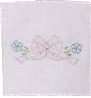 Auraluz Knit Bubble Pink Bow Shadow Emb 6557