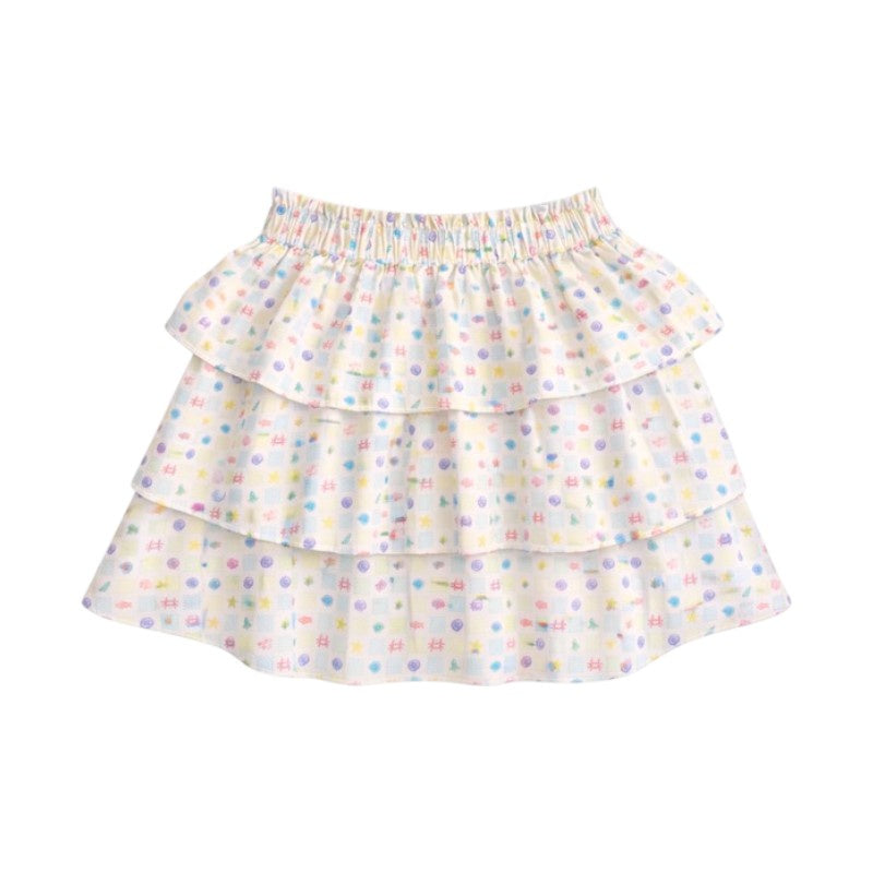 Nella June Sea Life Ruffle Skirt 2610SEA 5301