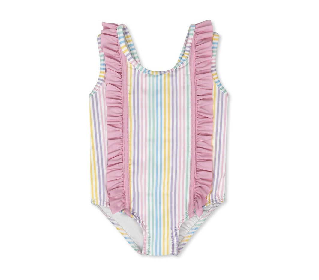 Lullaby Set Molly Swimsuit Petunia Pinstripe , Poolside Pink 5203