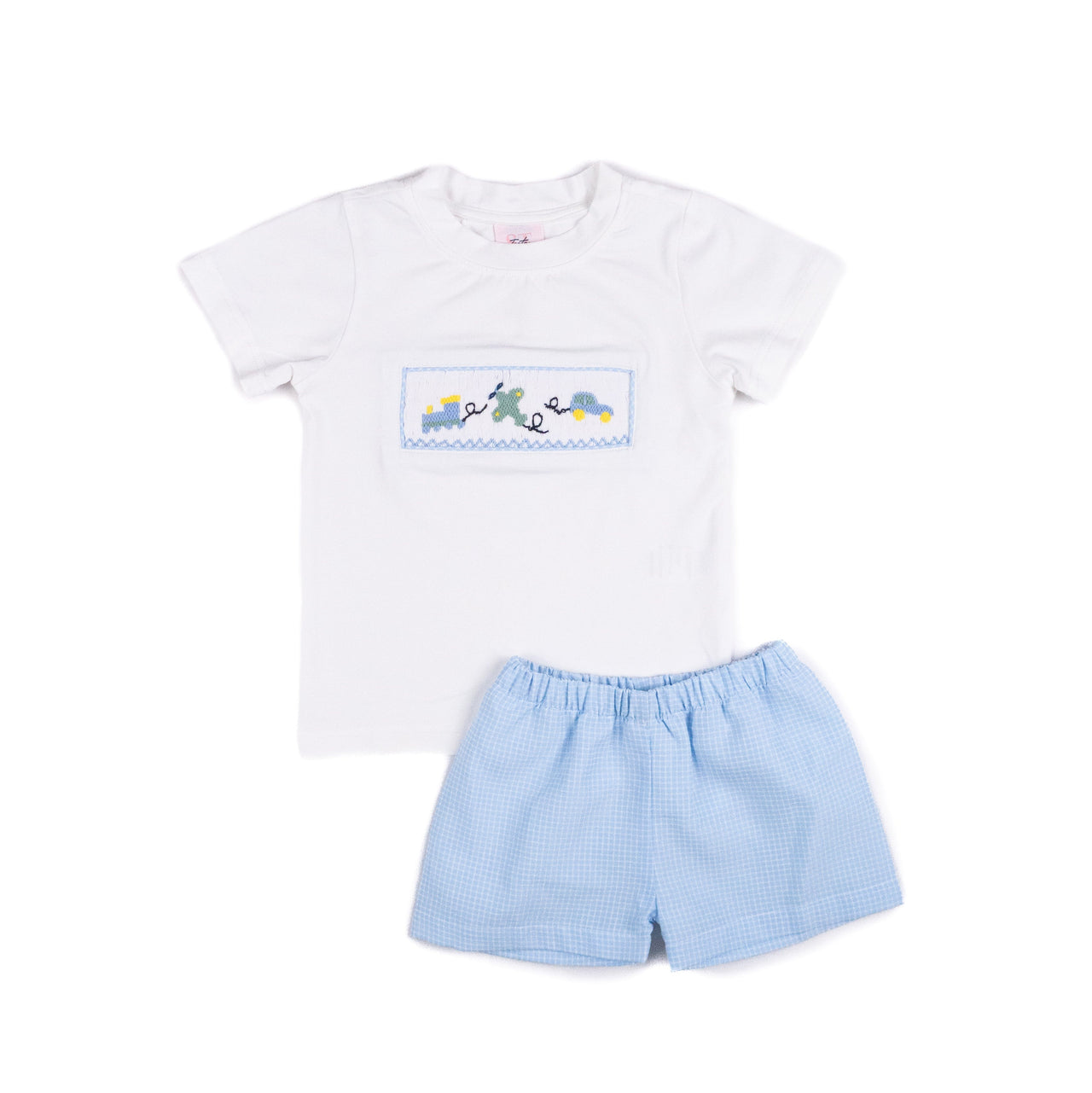 Shop Teeta Planes, Trains & Automobiles Wyatt short Set 5209