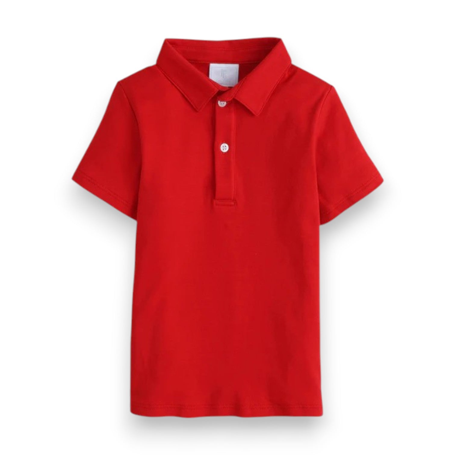 Little English Short Sleeve Polo Red 5306