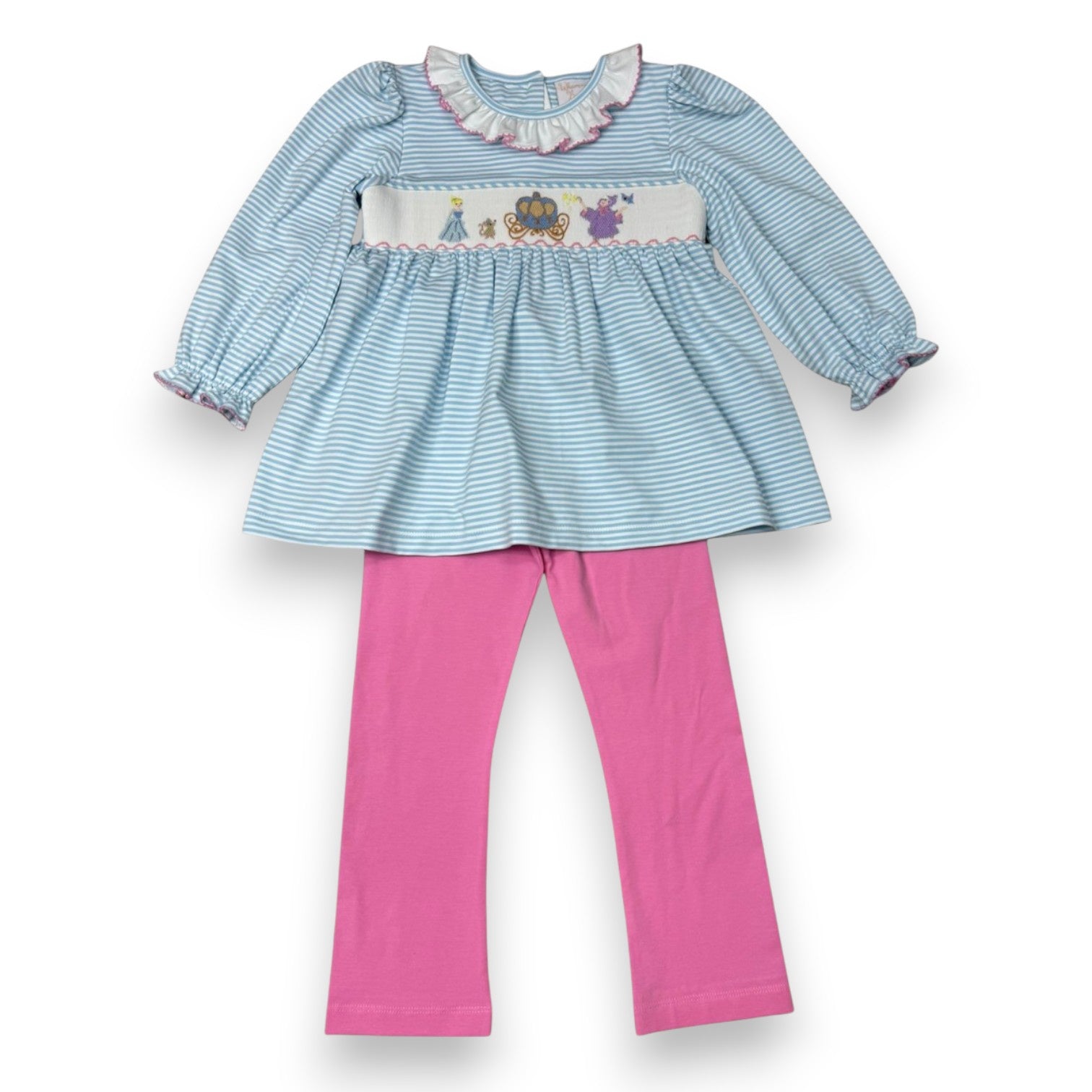 Whimsy Bay Princess Ball Smocked Pant Set WB26-123