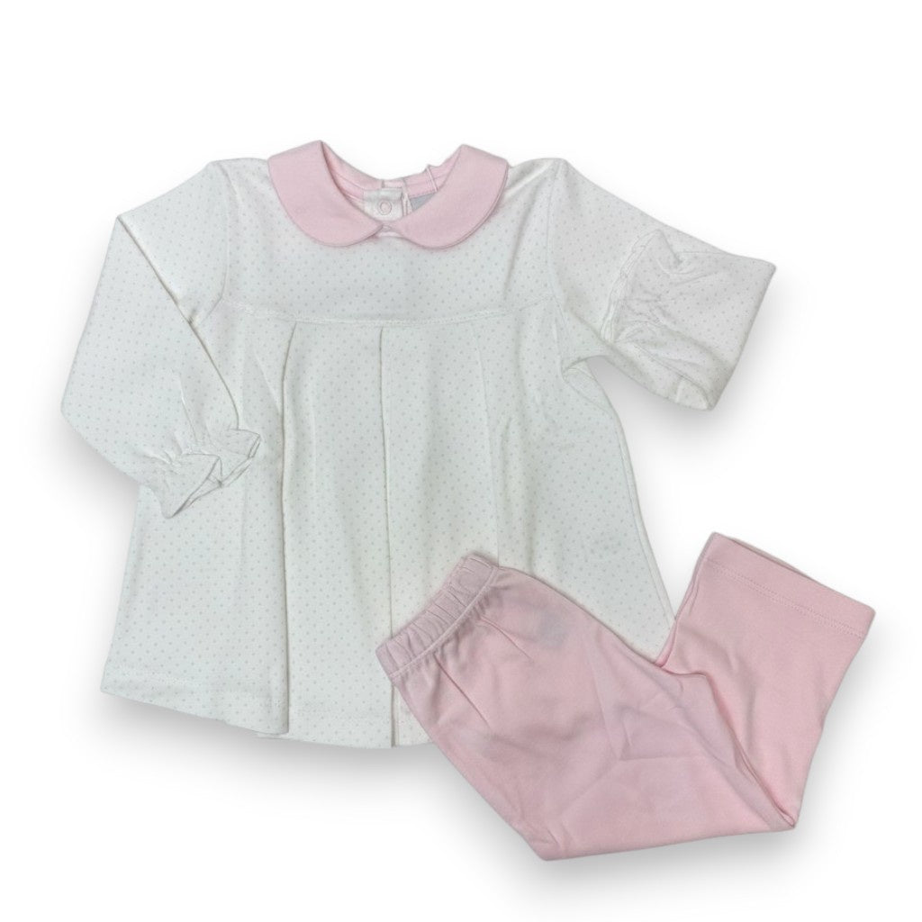 Squiggles L/S Dress W/Collar  & Straight Legging  92L 5306