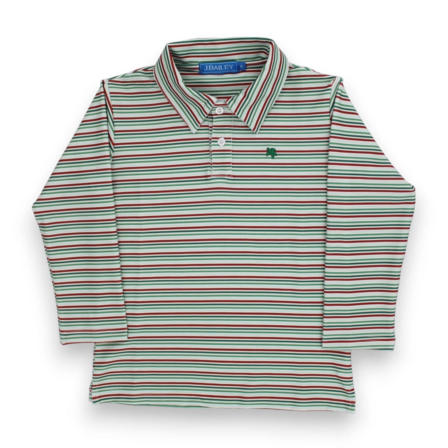 J. Bailey L/S Striped Performance Polo