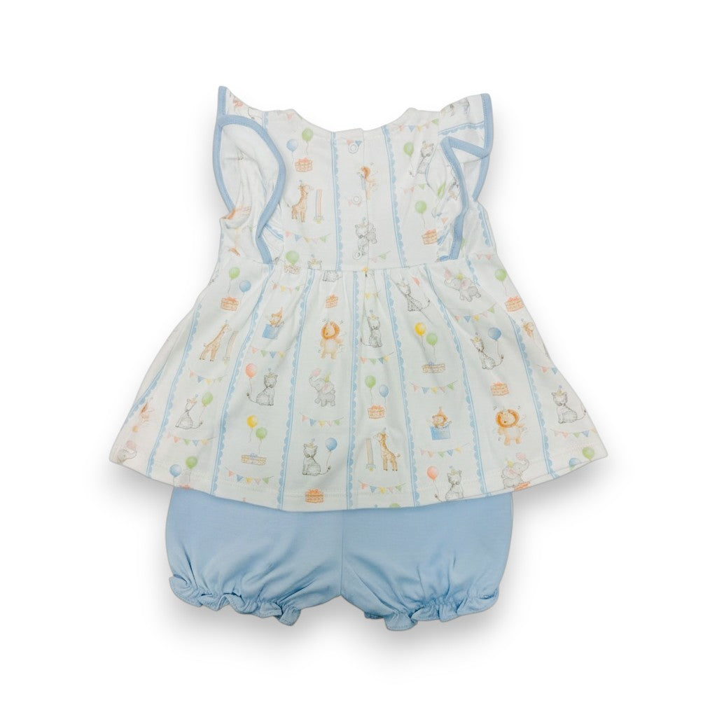 Baby Club Sweet Sparkle Blouse W/Bows & Short Set SET 39359