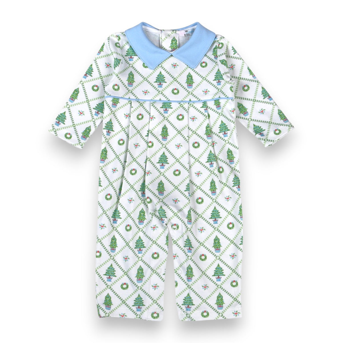 Baby Loren Blue Nutcracker Pima Romper TRE-034 5309