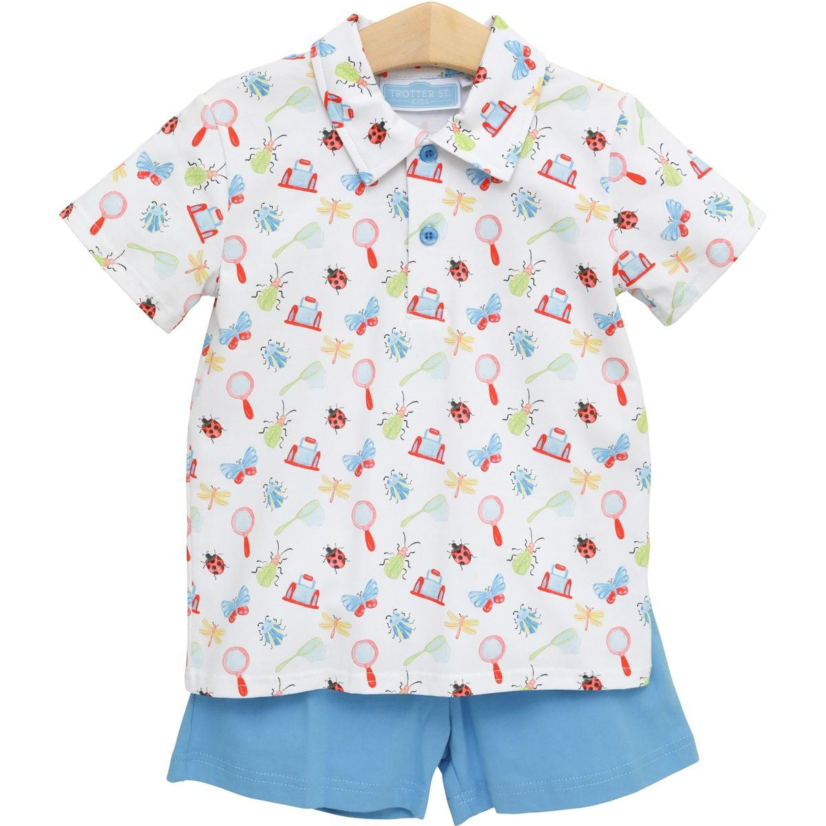 Trotter Street Kids Little Explorers Polo Short Set TSK-02692 5301