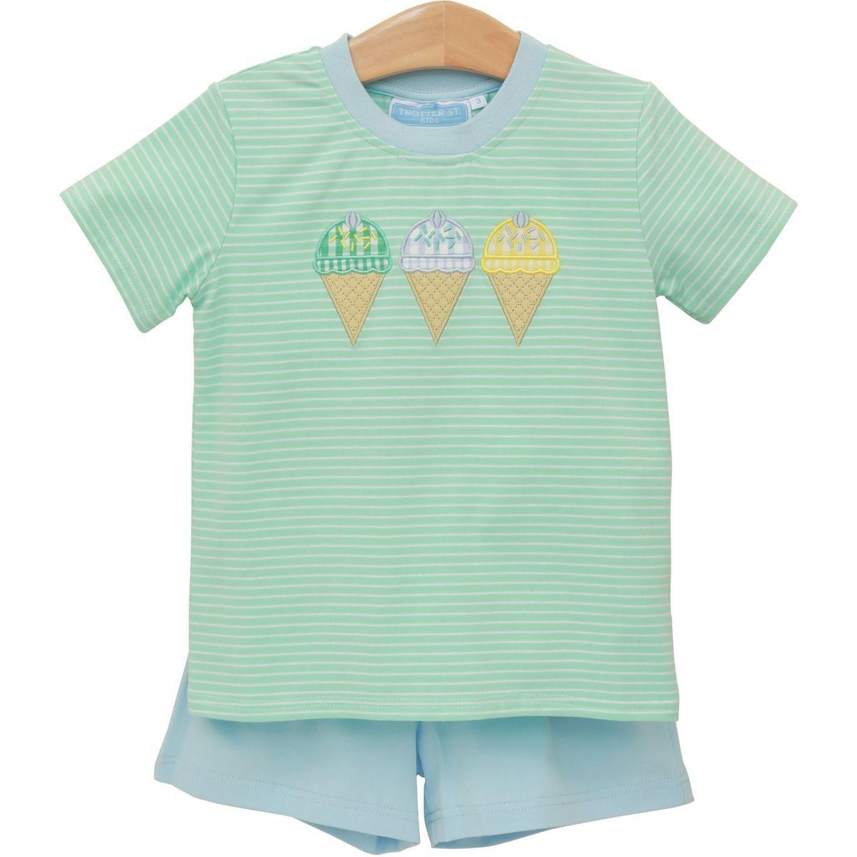 Trotter Street Kids Triple Scoop Short Set TSK-02754 5301