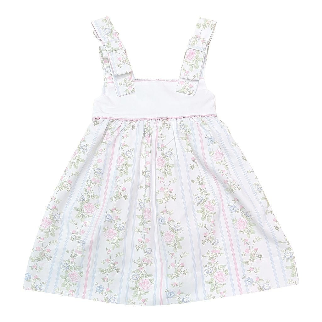 Sweet Dreams Valerie Blue/Pink Vine Floral Print Dress TT1406 5302