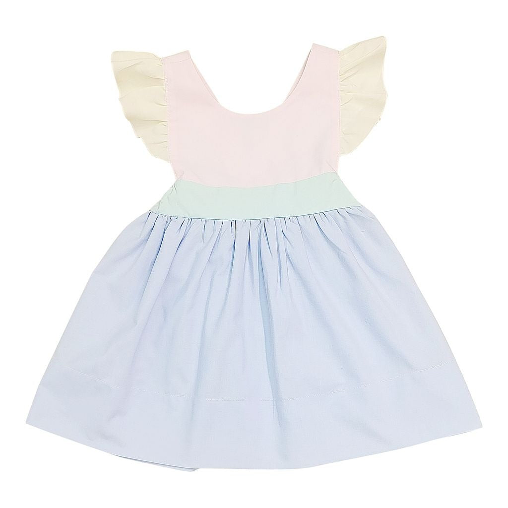 Sweet Dreams Colorblock Bow Back Dress TT1415