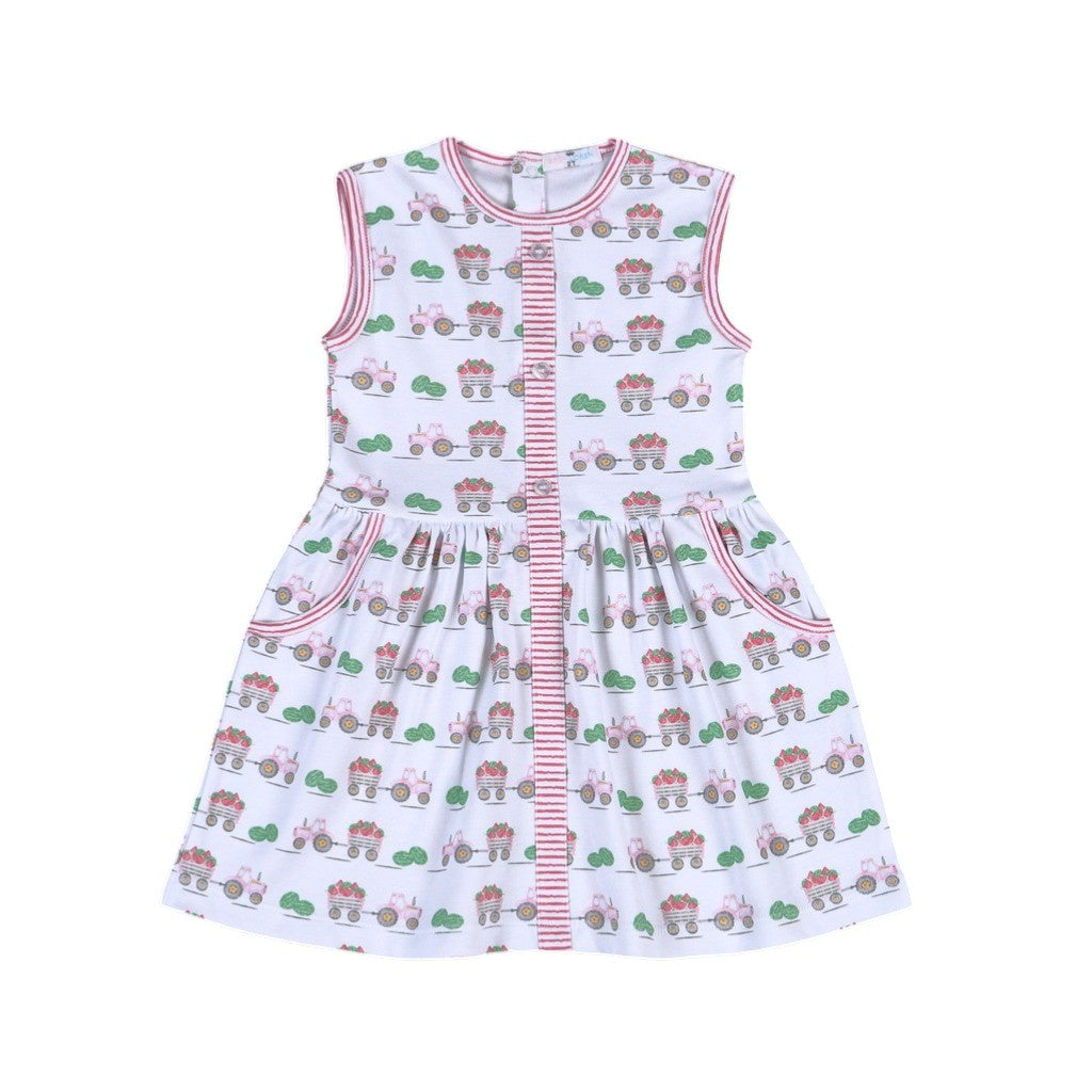 Baby Loren Tractors and Melons Dress TTR-240 5301