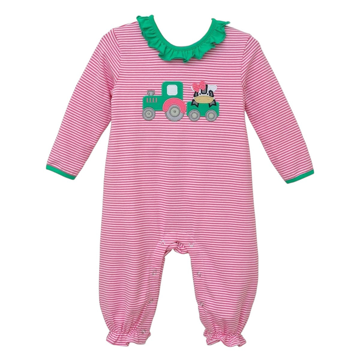 Trotter Street Kids Tractor Ruffle Romper TSK-02384 5208
