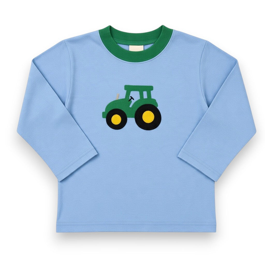Luigi L/S T-Shirt Tractor Sky Blue 5310