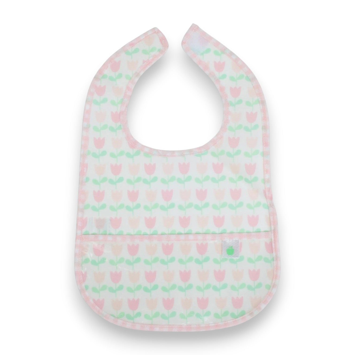 Apple of My Isla Laminated Bibs