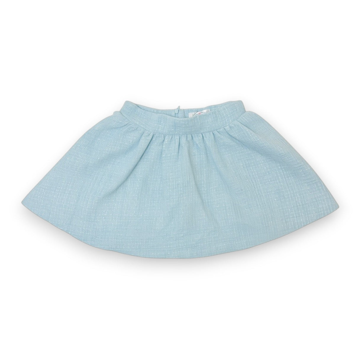 Lulu Bebe Light Blue Tweed Skirt SOFIE-LBLUE 5308