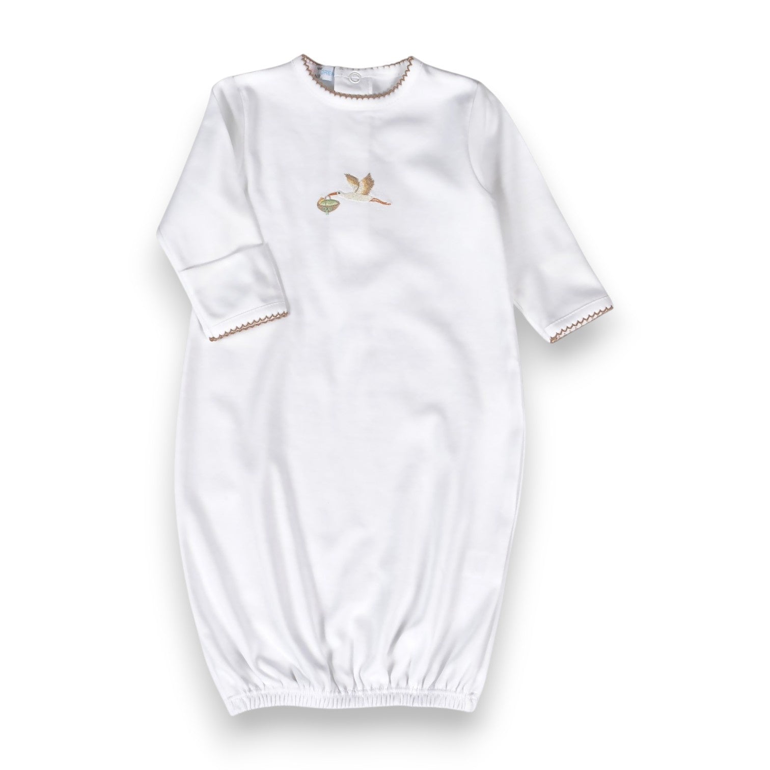 Baby Loren Welcome Baby White Gown WEL-219