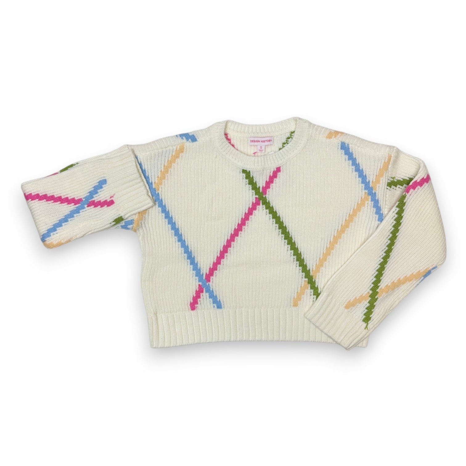 Design History L/S Top Winter White Combo GCGS9662 5308