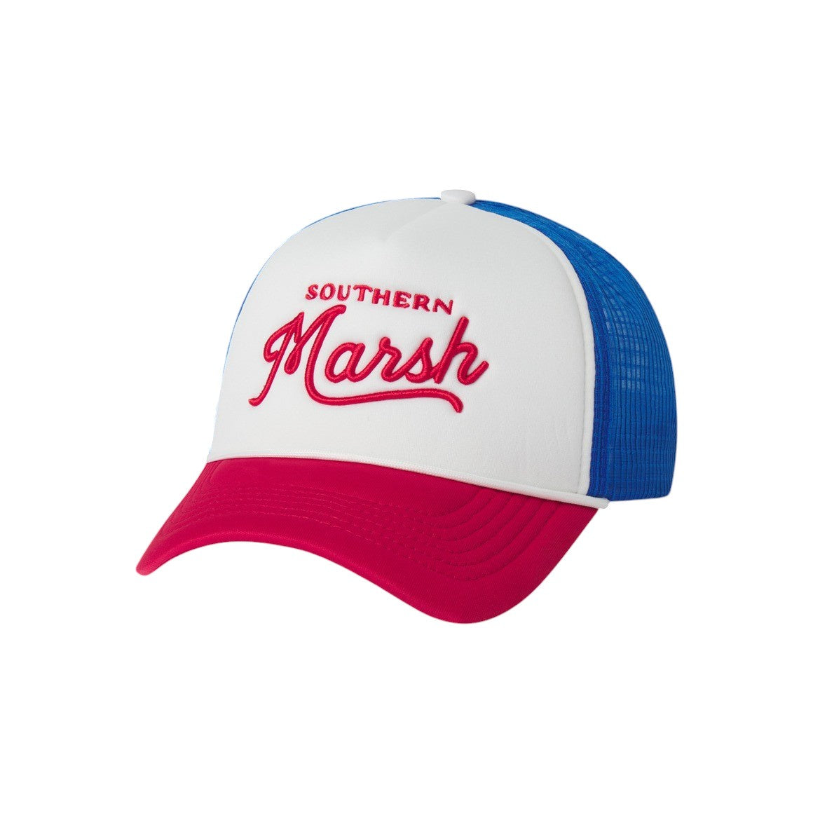 Southern Marsh Youth Summer Trucker Hat Branding Red, White & Blue USA  YHTSU 5201